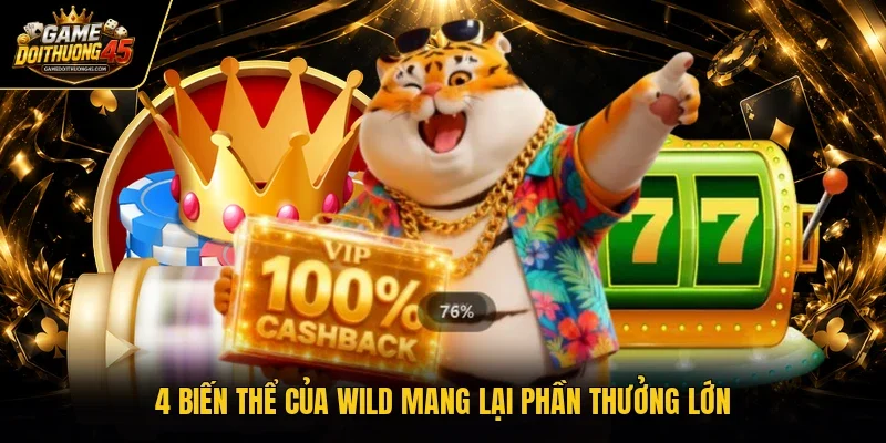 4 biến thể của Wild mang lại phần thưởng lớn