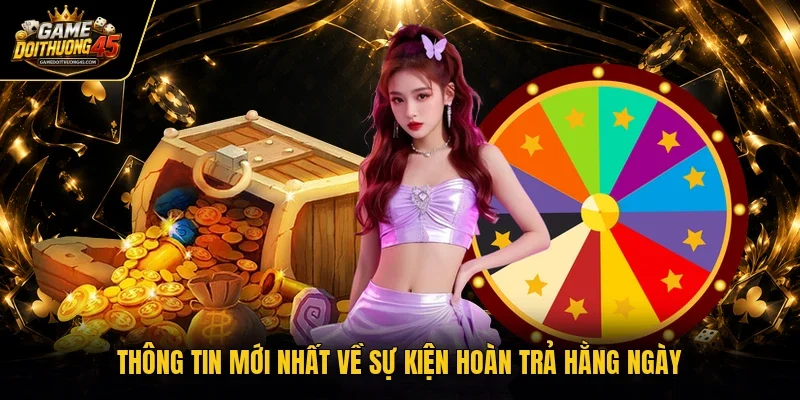 Thông tin mới nhất về sự kiện hoàn trả hằng ngày